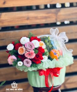Giỏ Hoa Trái Cây cơ bản 031