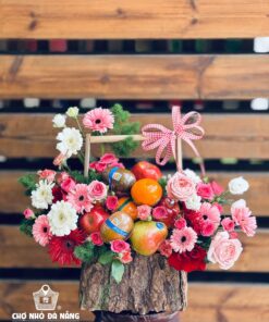 Giỏ Hoa Trái Cây cơ bản 032