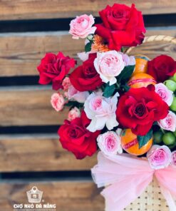 Giỏ Hoa Trái Cây cơ bản 033