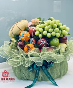 Giỏ Hoa Trái Cây dịp chúc mừng 002