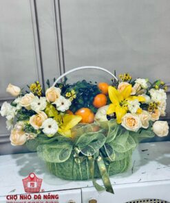 Giỏ Hoa Trái Cây cao cấp 001