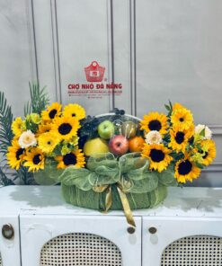 Giỏ Hoa Trái Cây cao cấp 002