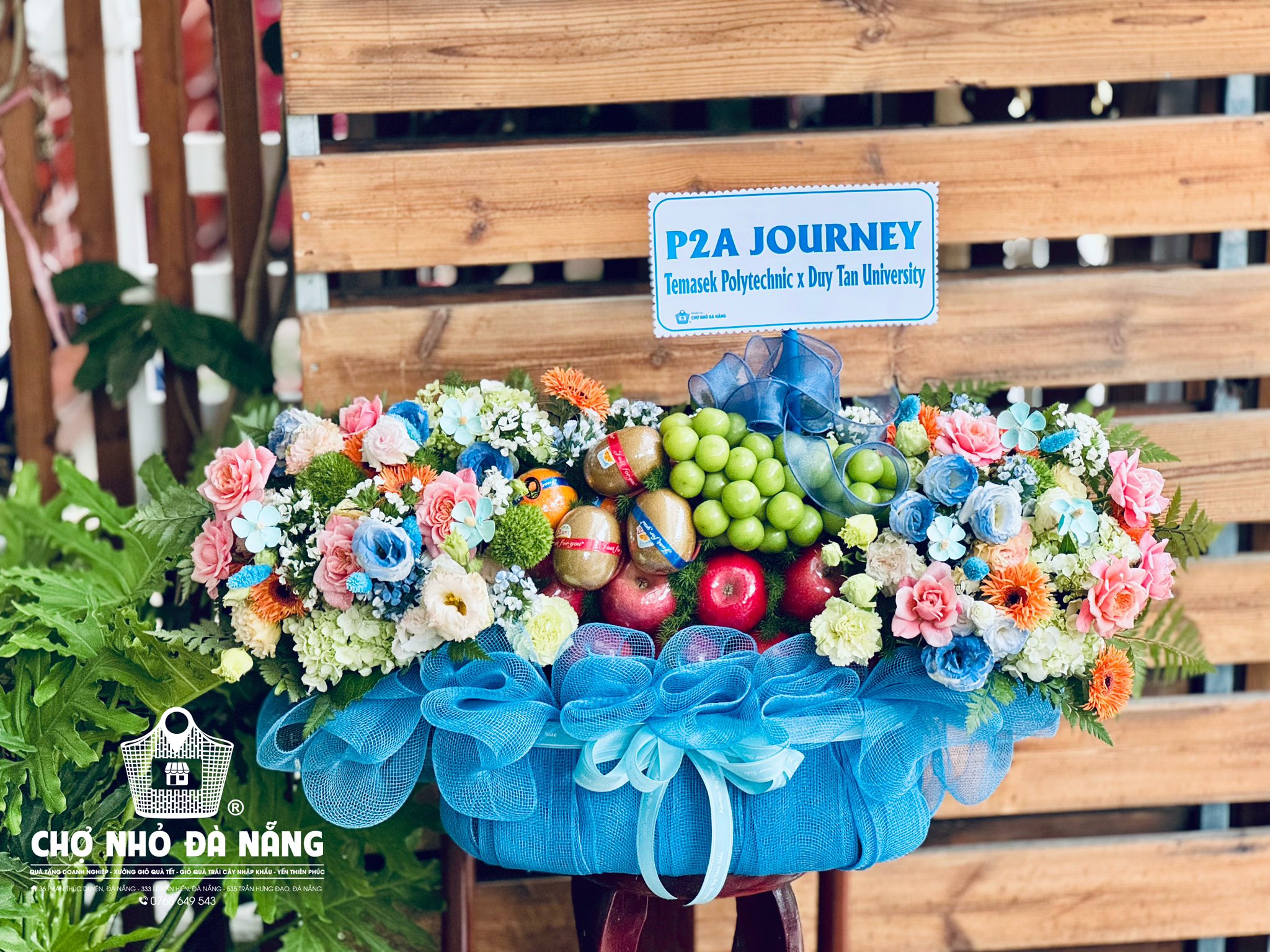 Giỏ Hoa Trái Cây cao cấp 034