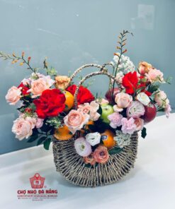 Giỏ Hoa Trái Cây cơ bản 009
