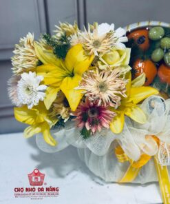 Giỏ Hoa Trái Cây cơ bản 012