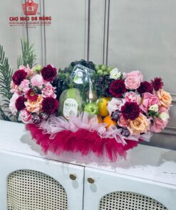 Giỏ Hoa Trái Cây cao cấp 004