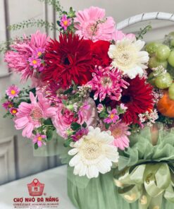 Giỏ Hoa Trái Cây cơ bản 014