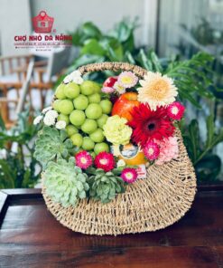 Giỏ Hoa Trái Cây cơ bản 016