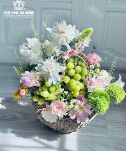 Giỏ Hoa Trái Cây cao cấp 015