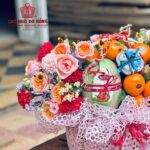 Giỏ Hoa Trái Cây dịp chúc mừng 011