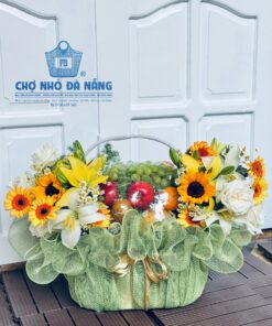 Giỏ Hoa Trái Cây cao cấp 018