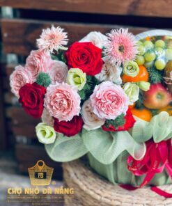 Giỏ Hoa Trái Cây cơ bản 025