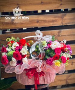 Giỏ Hoa Trái Cây cao cấp 029