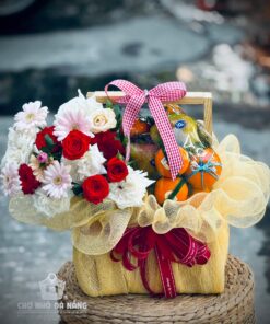 Giỏ Hoa Trái Cây cơ bản 027