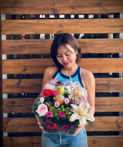 Giỏ Hoa Trái Cây cao cấp 025