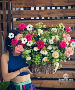 Giỏ Hoa Trái Cây cao cấp 030