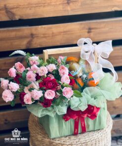 Giỏ Hoa Trái Cây cơ bản 028