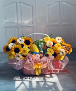 Giỏ Hoa Trái Cây cao cấp 013